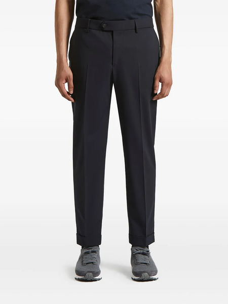  Peserico Cuffed Trousers - Blue 