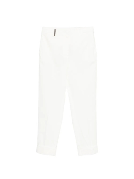  Peserico Cuffed Trousers - White 
