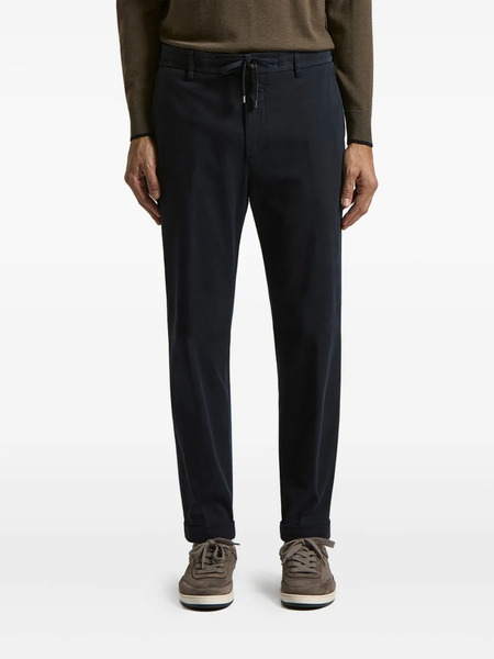  Peserico Drawstring Trousers - Blue 