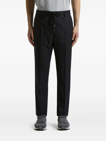  Peserico Drawstring Trousers - Blue 