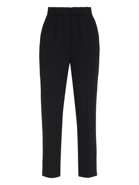 Peserico Elastic-waist Trousers - Black 