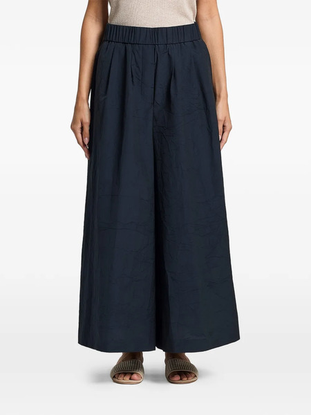 Peserico Elasticated Palazzo Pants - Blue 