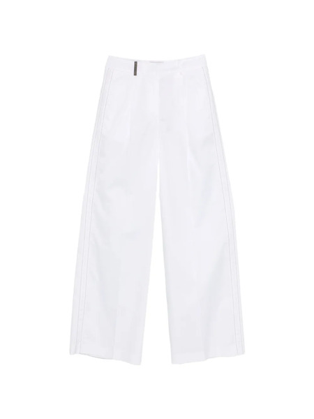  Peserico Embellished Trousers - White 