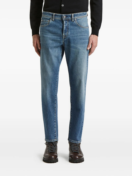  Peserico Faded-wash Jeans - Blue 