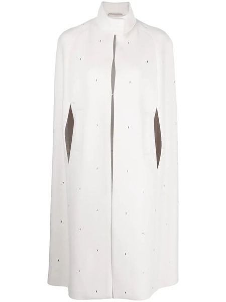  Peserico Funnel-neck Crystal-embellished Cape - Pink 