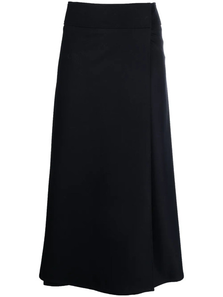  Peserico High-waisted A-line Midi Skirt - Blue 