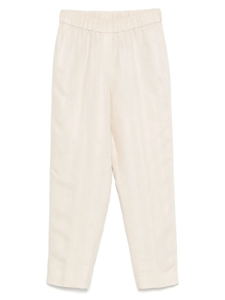  Peserico Interlock-twill Trousers - Neutrals 