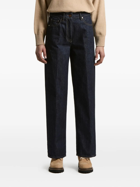  Peserico Logo-patch Jeans - Blue 