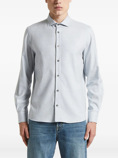  Peserico Long-sleeve Shirt - Blue 