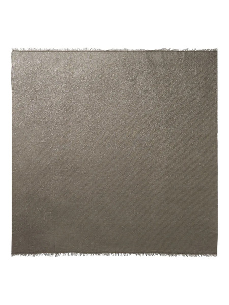  Peserico Metallic Fringed Scarf - Brown 