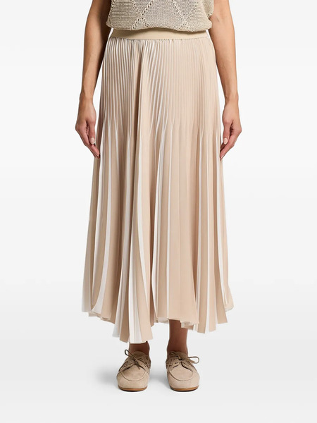  Peserico Pleated Skirt - Neutrals 
