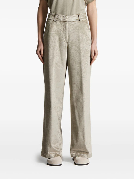  Peserico Pleated Straight-leg Trousers - Green 