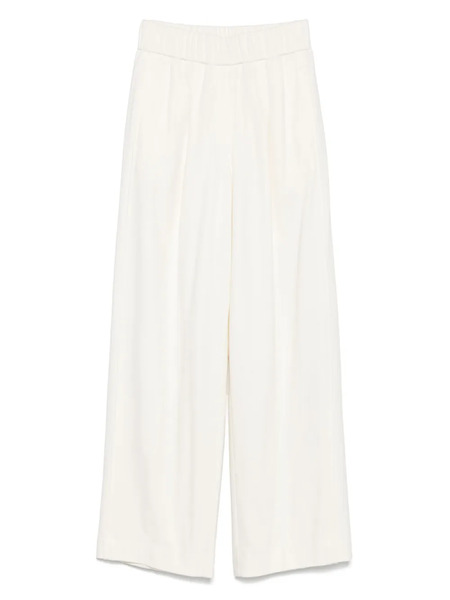  Peserico Pleated Wide-leg Trousers - Neutrals 