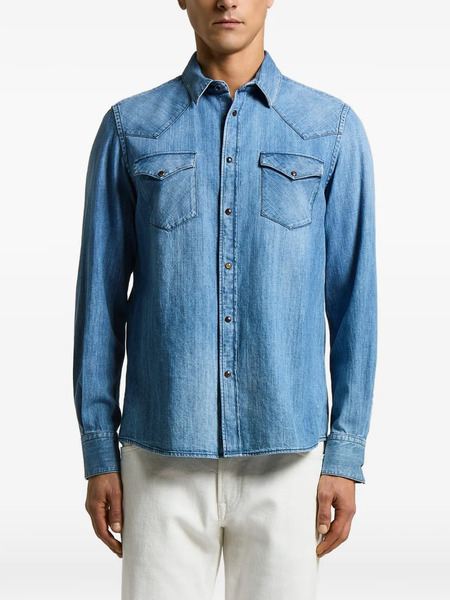  Peserico Pocket Shirt - Blue 