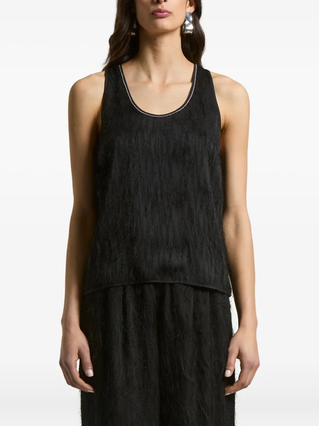  Peserico Racer-back Top - Black 