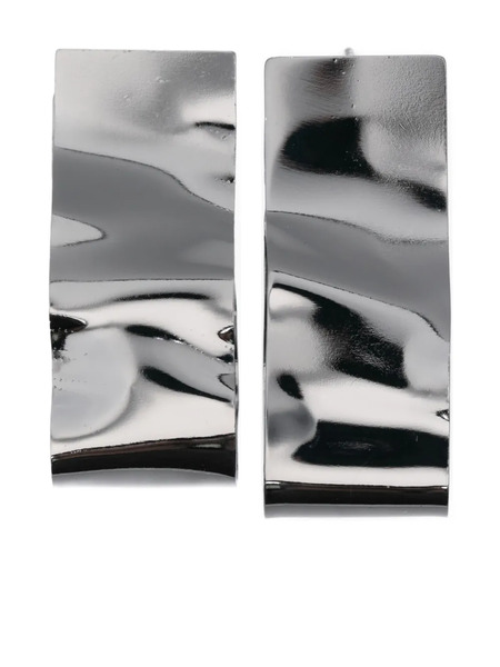  Peserico Rectangle Earrings - Silver 