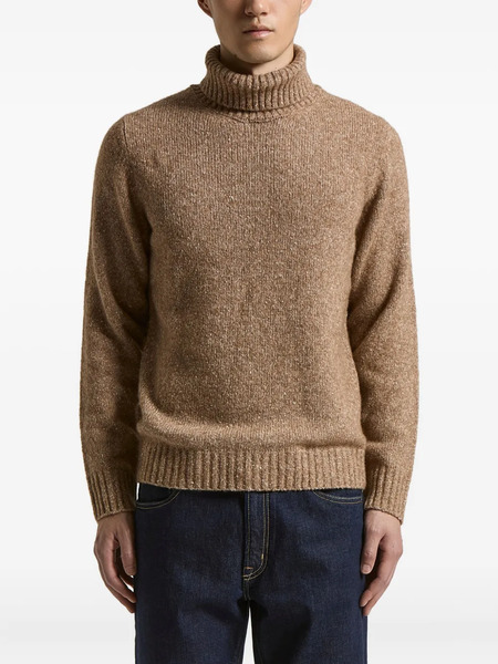  Peserico Roll-neck Sweater - Brown 