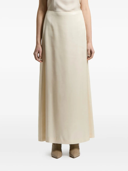 Peserico Satin Maxi Skirt - Neutrals 