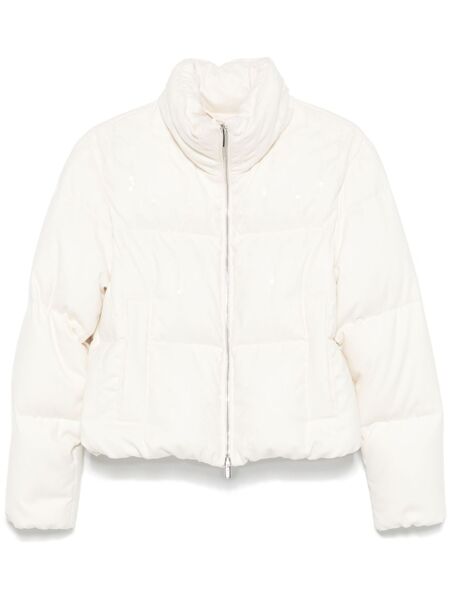  Peserico Sequin-detailing Jacket - White 