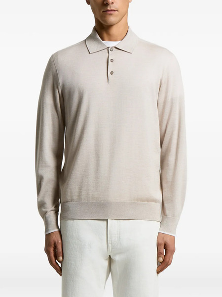  Peserico Short-sleeved Polo - Neutrals 
