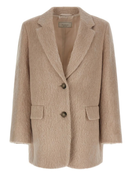  Peserico Single-breasted Flap-pocket Blazer - Neutrals 