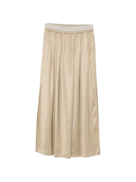  Peserico Slit Midi Skirt - Neutrals 