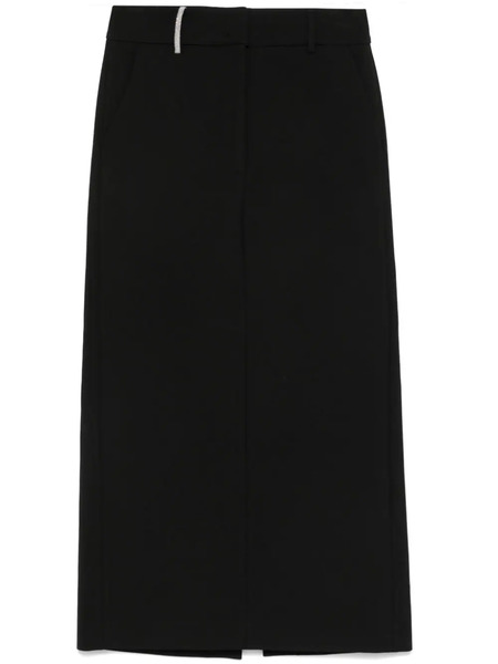 Peserico Straight-cut Midi Skirt - Black 