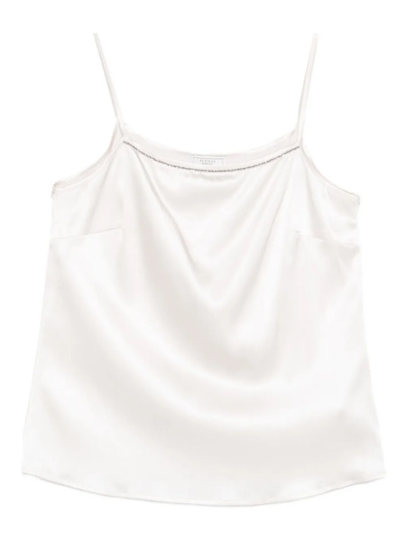  Peserico Stretch-silk Top - Pink 