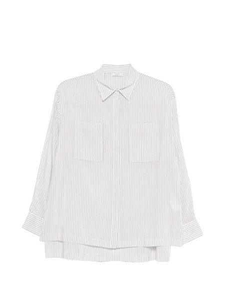  Peserico Striped-pattern Shirt - White 