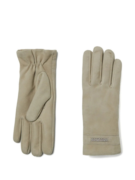  Peserico Suede Gloves - Green 