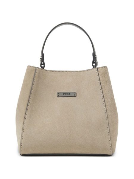  Peserico Suede Tote Bag - Neutrals 
