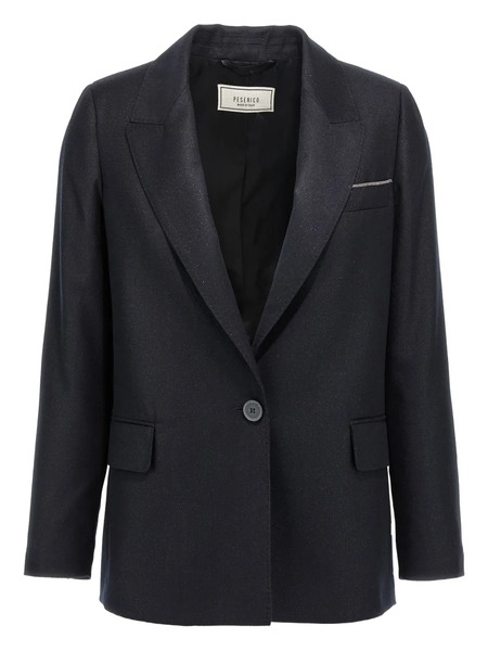 Peserico Tailored Blazer - Blue 