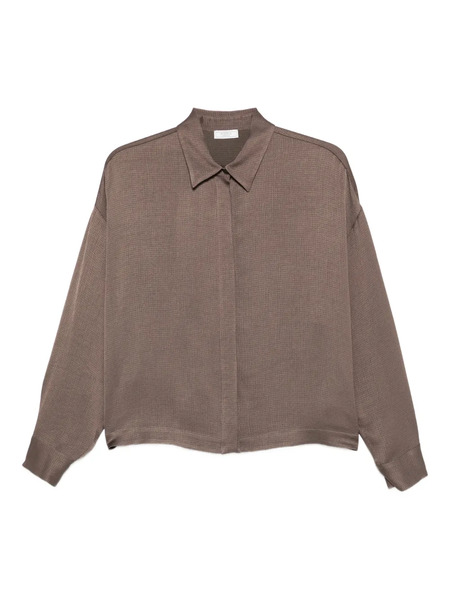  Peserico Textured Shirt - Brown 