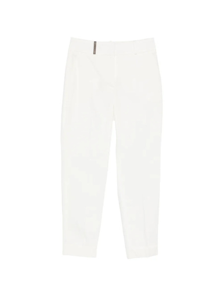  Peserico White Tailored Trousers 