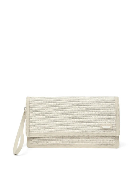  Peserico Woven Clutch Bag - Neutrals 
