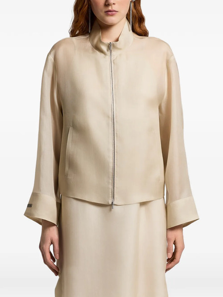  Peserico Zip Pocket Coat - Neutrals 