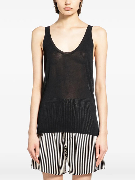  Petar Petrov Light Trap Knitted Tank Top - Black 