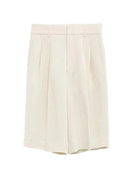  Petar Petrov Pleated Shorts - Neutrals 
