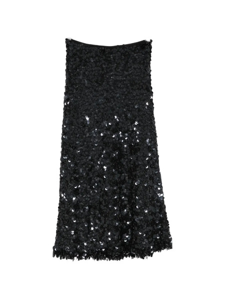  Petar Petrov Sequins-embellishment Midi Skirt - Black 