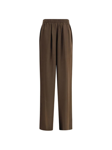  Petar Petrov Wide-leg Silk Trousers - Brown 