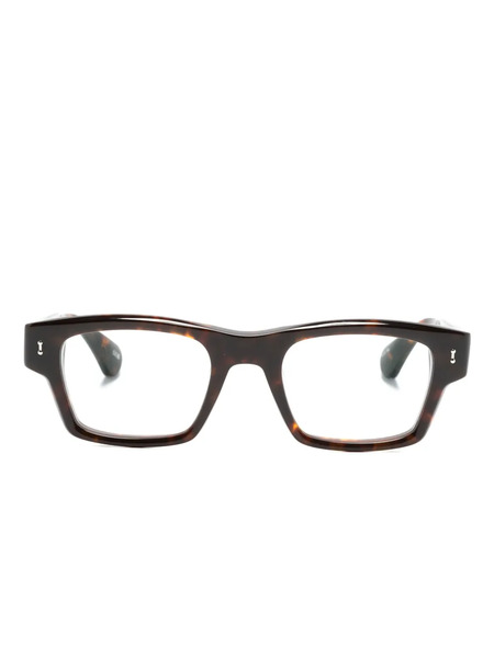  Peter And May Amy Rectangle-frame Glasses - Brown 