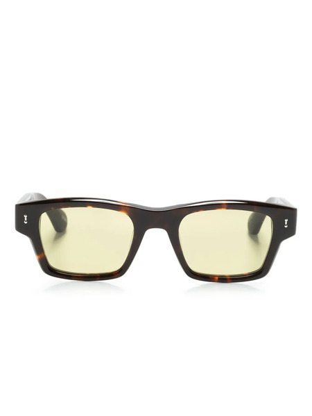  Peter And May Amy Rectangle-frame Sunglasses - Brown 