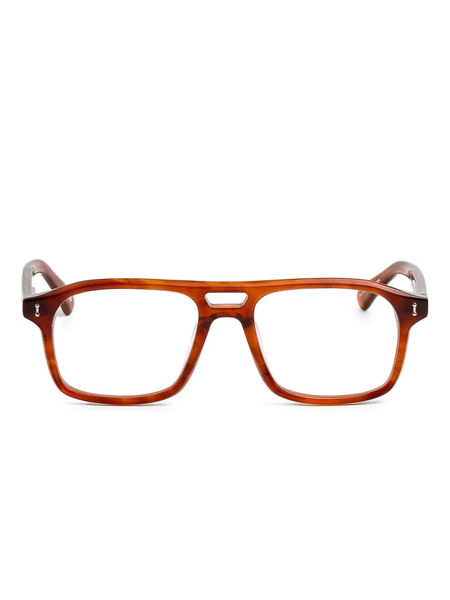  Peter And May Cigale Square-frame Glasses - Brown 