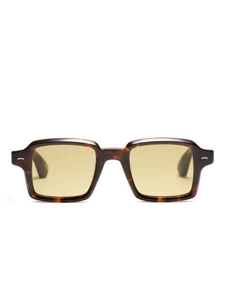 Peter And May S120 Numero Tortoiseshell-effect Square-frame Sunglasses - Brown 