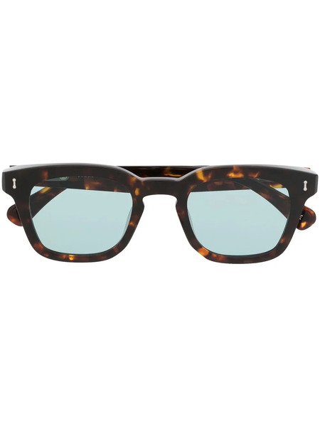  Peter And May Tortoiseshell-effect Square-frame Sunglasses - Brown 
