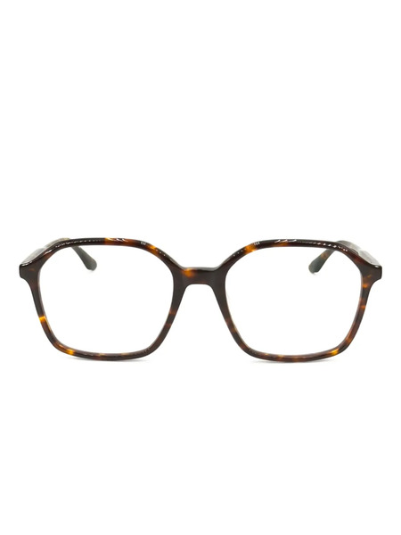  Peter And May Tortoiseshell Oversized-frame Glasses - Brown 