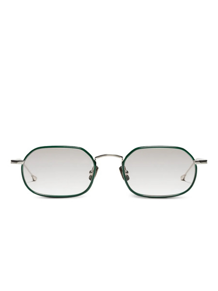  Peter And May Tt11 Akira Geometric-frame Sunglasses - Green 
