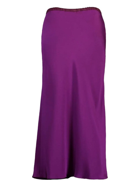  Peter Cohen Bias-cut Slip Skirt - Purple 