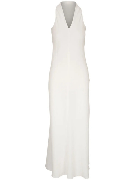  Peter Cohen V-neck Sleeveless Maxi Dress - White 