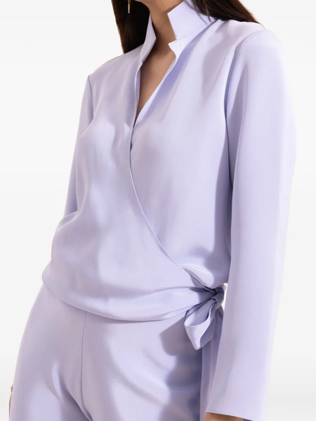  Peter Cohen Wrap Blouse - Purple 
